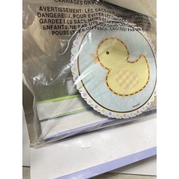 baby shower paper fan decorations 6pc set - Picture 6 of 7